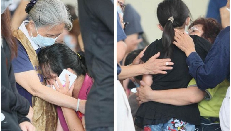 臺空難罹難者家屬抵殯儀館認(rèn)遺體 失聲痛哭