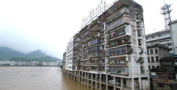 強降雨致閩江支流發生超警戒洪水