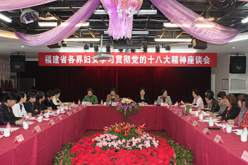 省婦聯邀請十八大女代表與各界婦女暢談學習貫徹十八大精神