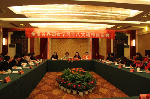 寧德市婦聯召開各界婦女學習黨的十八大精神座談會