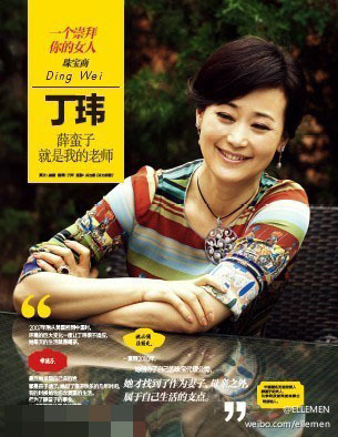 丁瑋為前貴州貪官閻建宏的兒媳婦，東窗事發(fā)時攜巨額遠逃美國創(chuàng)立珠寶品牌歐致寶，與薛蠻子在美國相識，后嫁予薛蠻子，成為薛蠻子的第二任妻子。